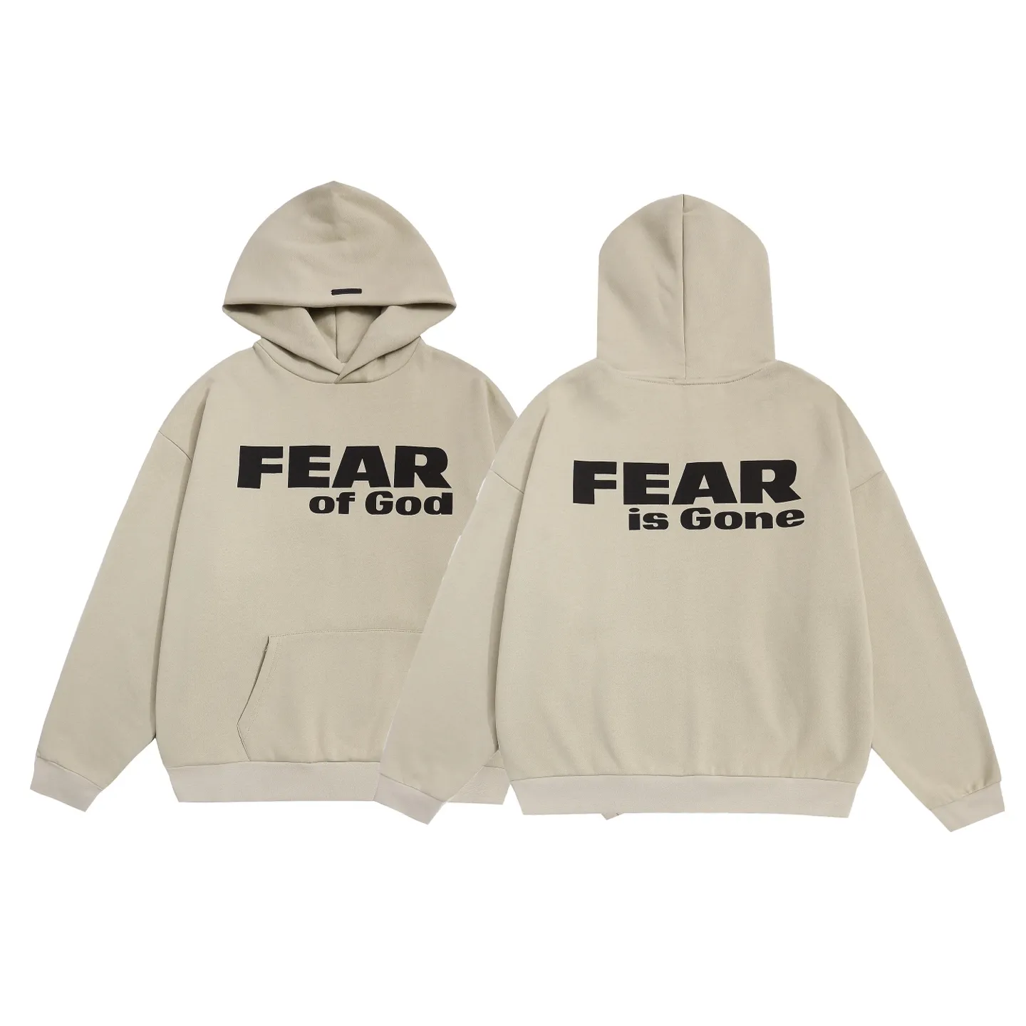 🆕 FEAR OF GOD Vintage Fear ls Gone Hoodie ：LM # ： Sizes： S M L XL